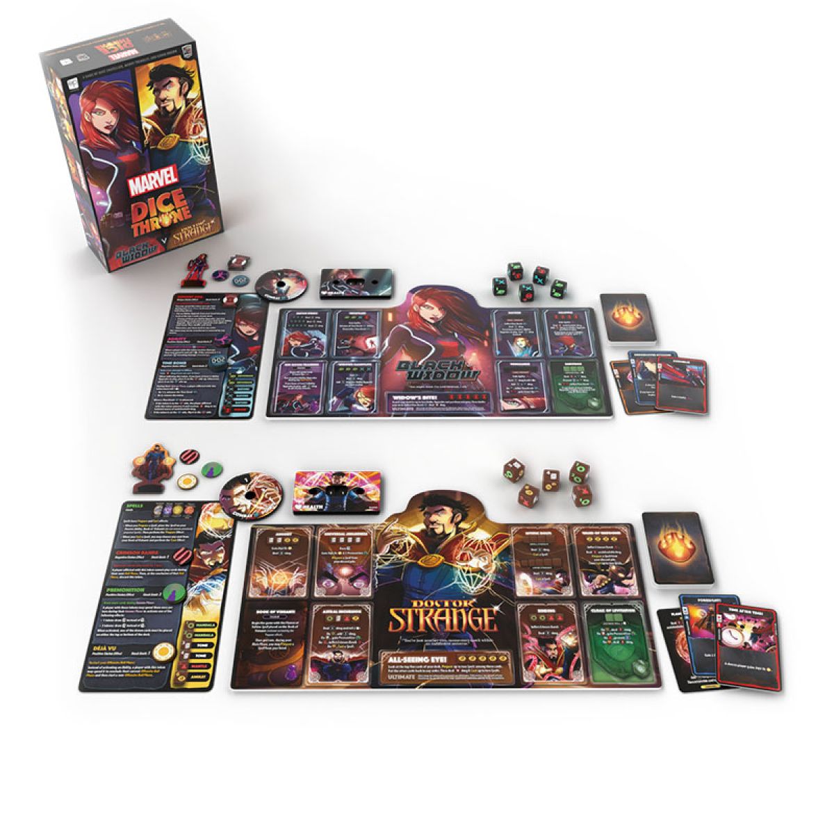 Dice Throne : Marvel 2 Hero Box 2 - Black Widow and Doctor Strange